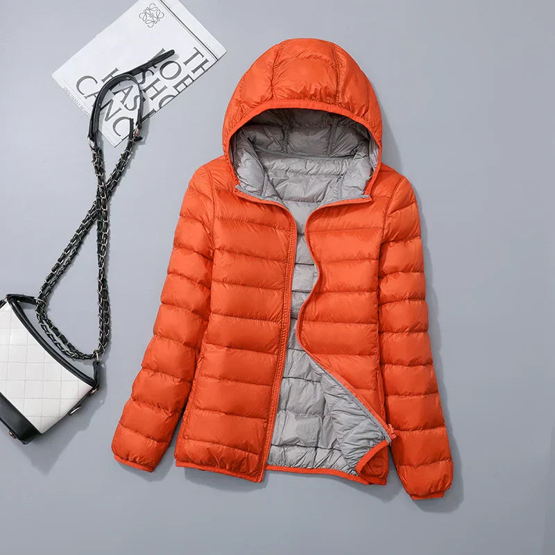 Krohn-e | Kapuzen Daunenjacke Spezielle Winter