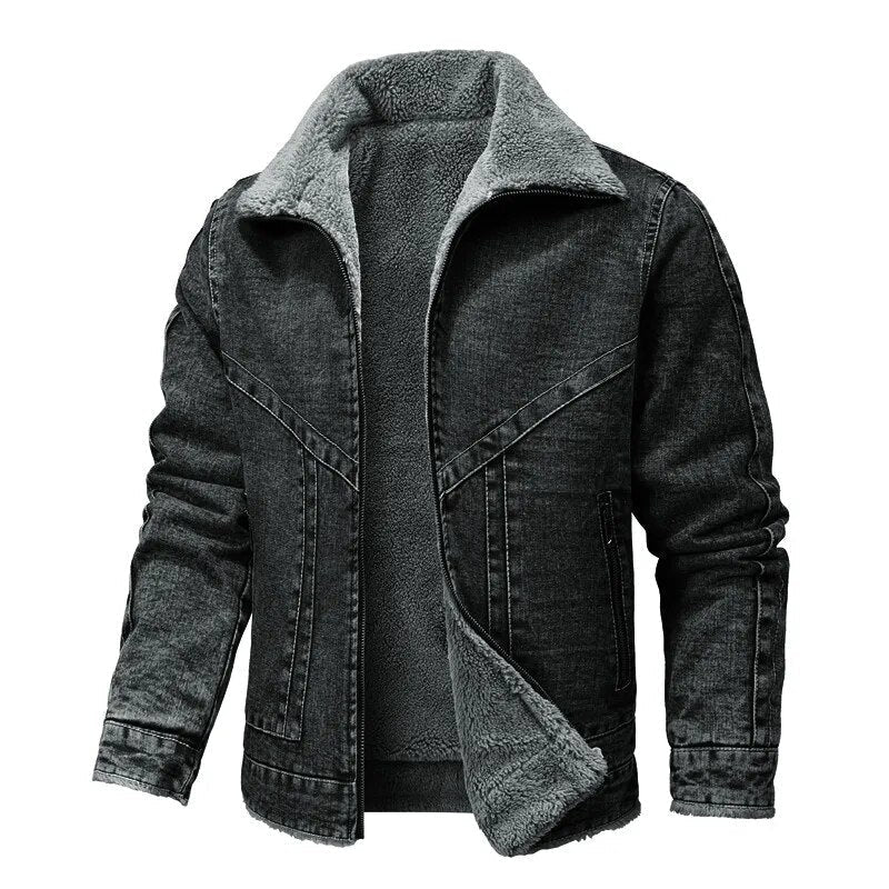 Krohn-e | Denim-Fleece-Jack