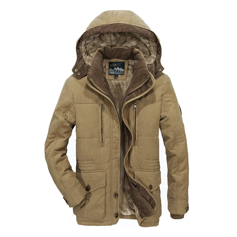 Herren Winter Fleecejacke Leon