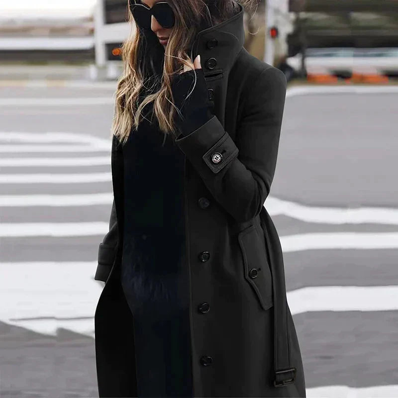 Krohn-e | Taillierter Herbst Trenchcoat