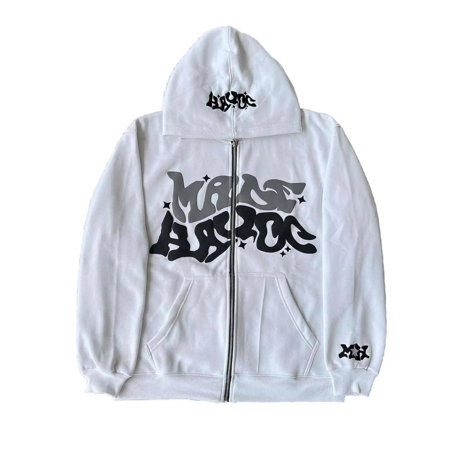 Max Kapuzenjacke mit markantem Schriftzug
