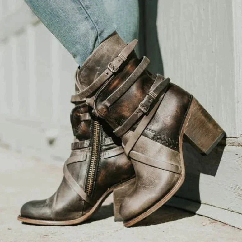 Krohn-e | Frauen Retro Stiefel
