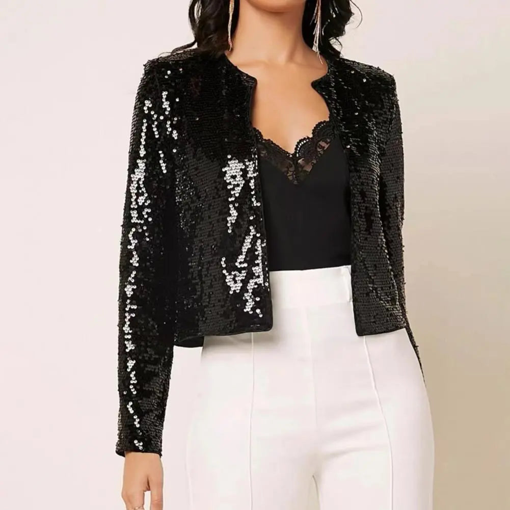 Avelena Blazer mit eleganten Pailletten