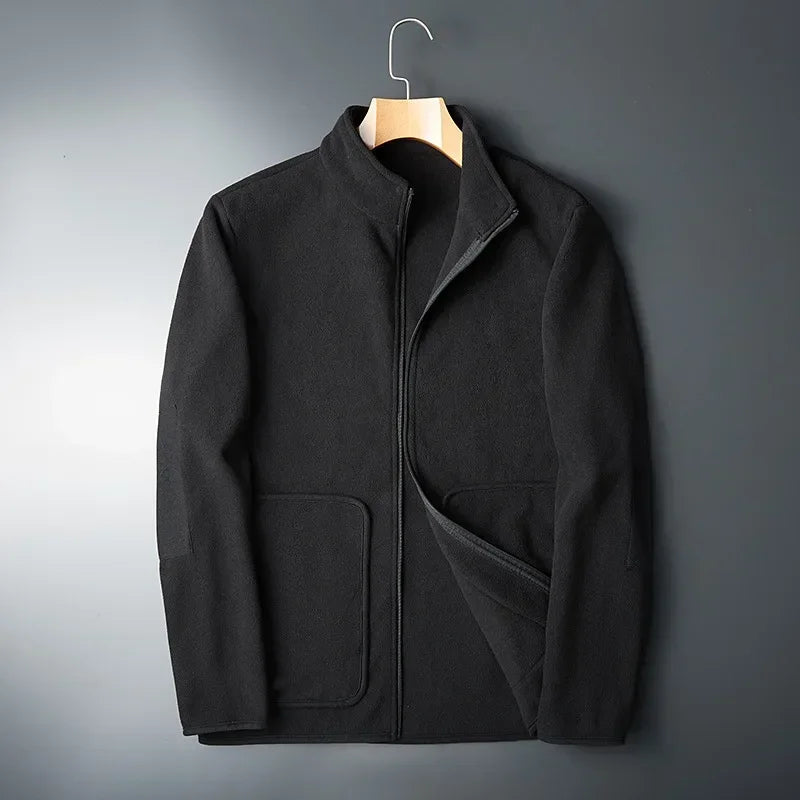 Krohn-e | Herren-Fleecejacke mit Kontrastierenden Details - Erian
