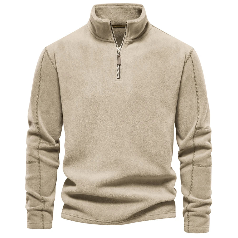 Krohn-e | Weiches Fleece Sweatshirt mit Reißverschluss Warm und Komfortabel Ideal für Kaltes Wetter