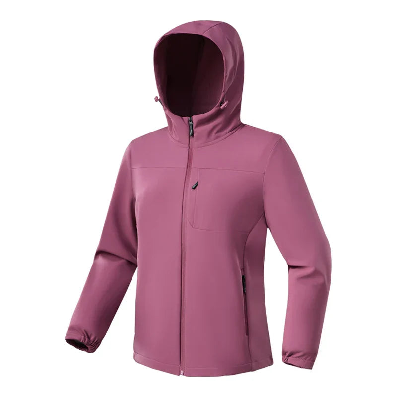 Krohn-e | Kapuze Softshell Jacke Langarm