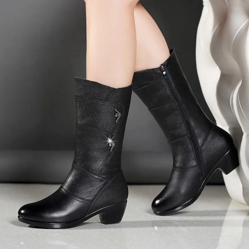 Charlize Stiefel: halbhoch und rutschfest