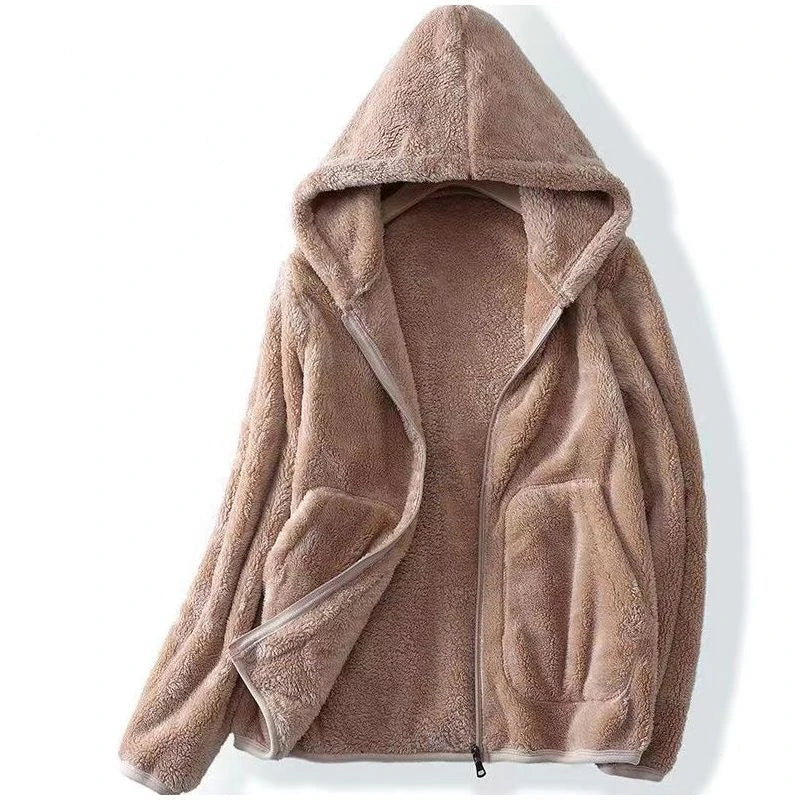 Krohn-e | Überdimensionales Fleece-Sweatshirt mit Kapuze