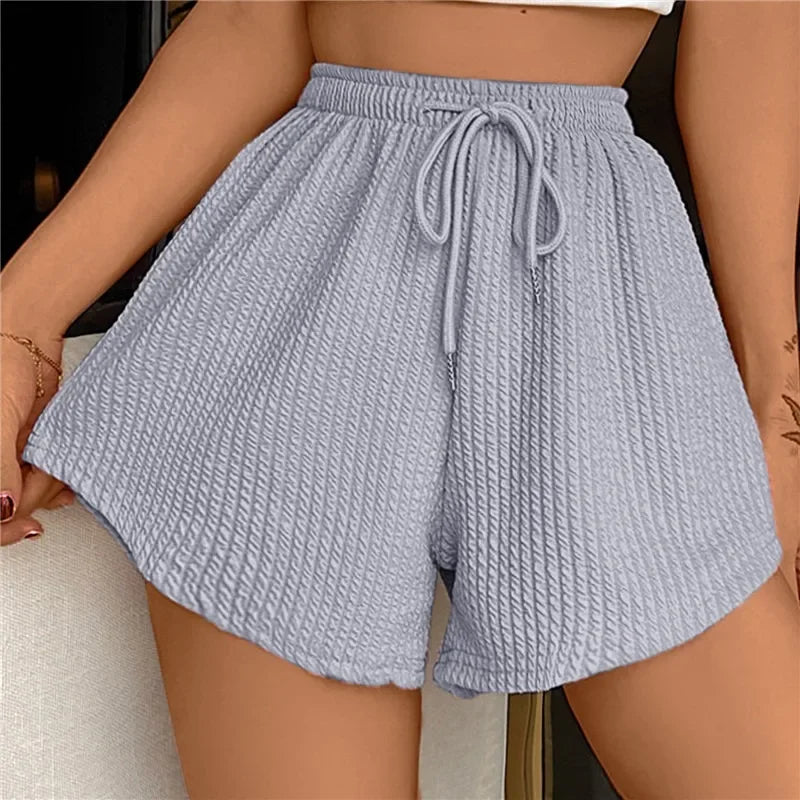 Elizabeth Wide-Leg Drawstring Shorts