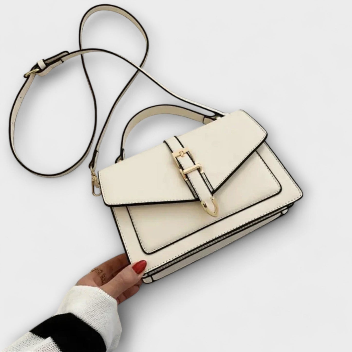 KROHN-E Damen Schultertasche Klassisch Vielseitig Geräumig