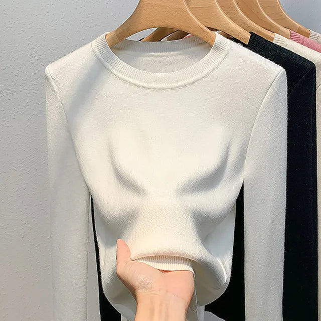 Eleganter und warmer Fleece-Pullover von Fudus