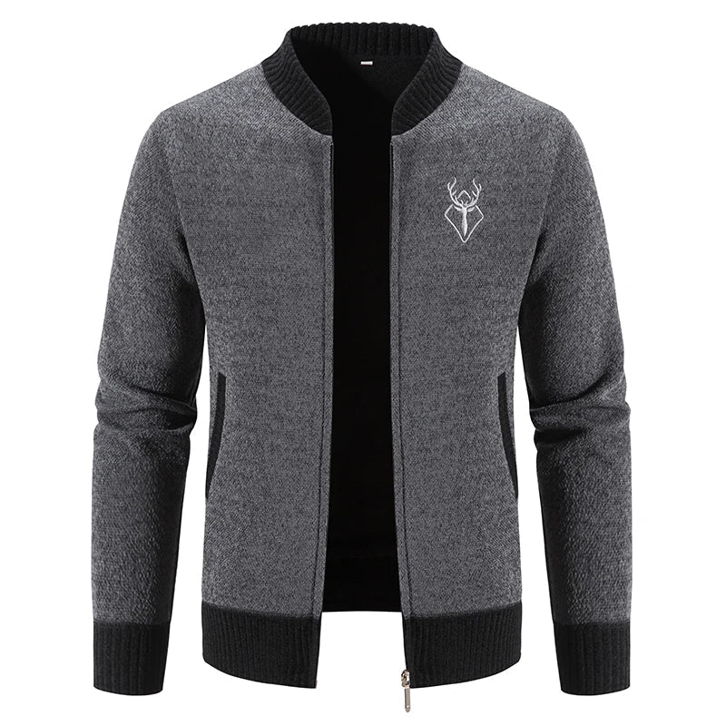 Krohn-e | Lässige Strickjacke für Herren aus hochwertigem Garn