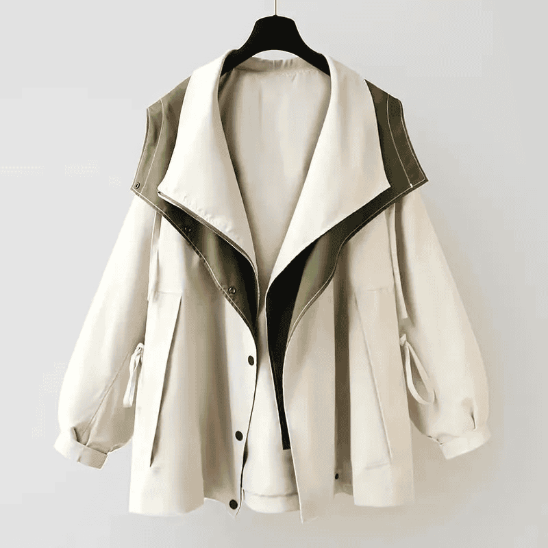 Krohn-e | Windbreaker-Jacke mit Kapuze