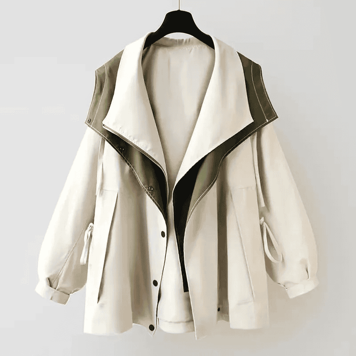 Krohn-e | Oversized Damenjacke Mit Kapuze