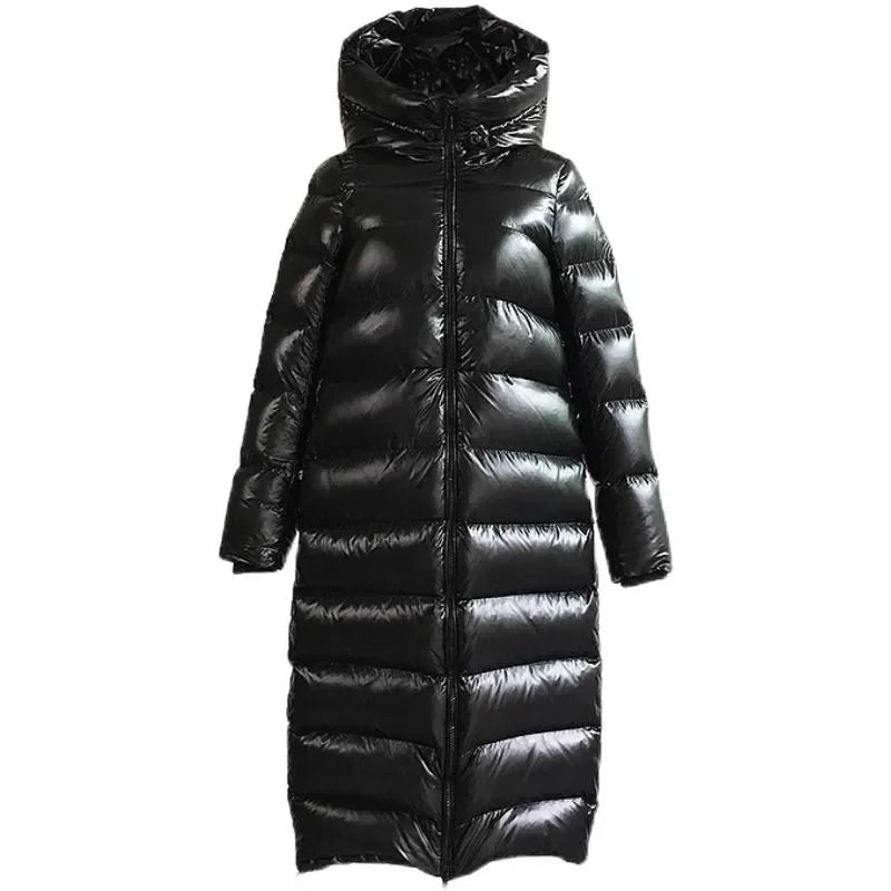 Krohn-e | Winter-Daunenjacke für Damen - mit Kapuze