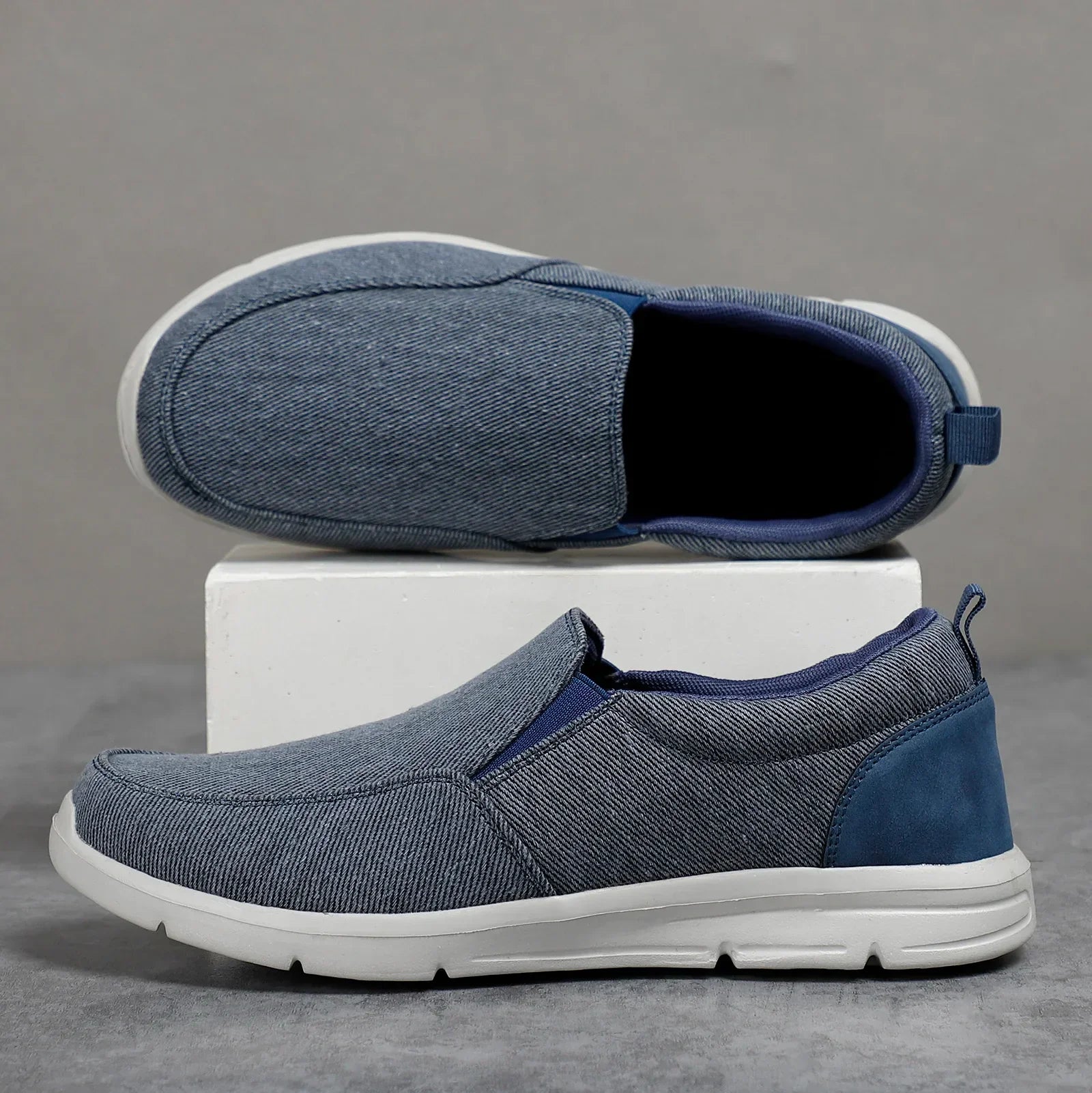 Herren Sommer-Canvas-Loafers CoolStride