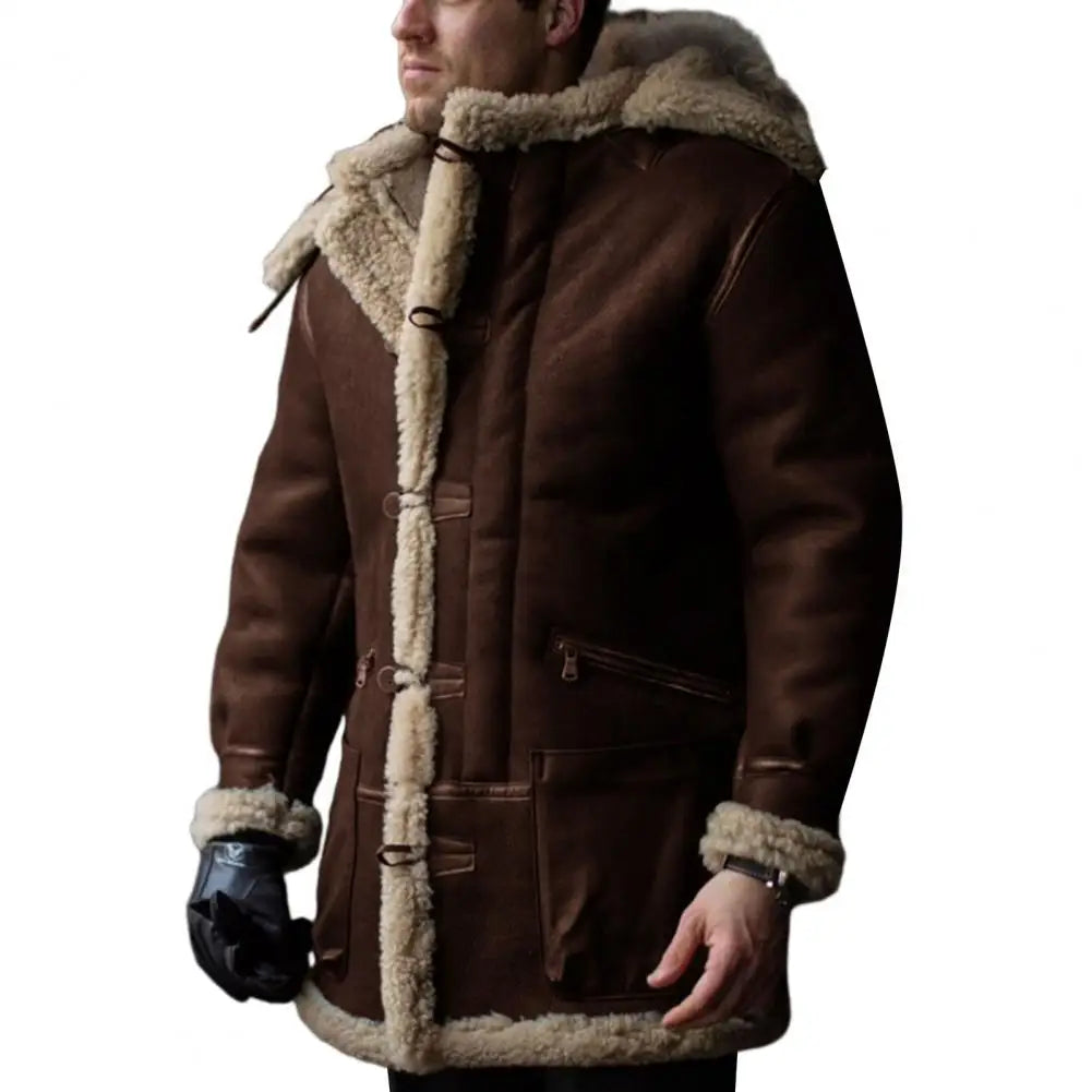 Herren Winterjacke Markus – Retro, warm, mit Kapuze