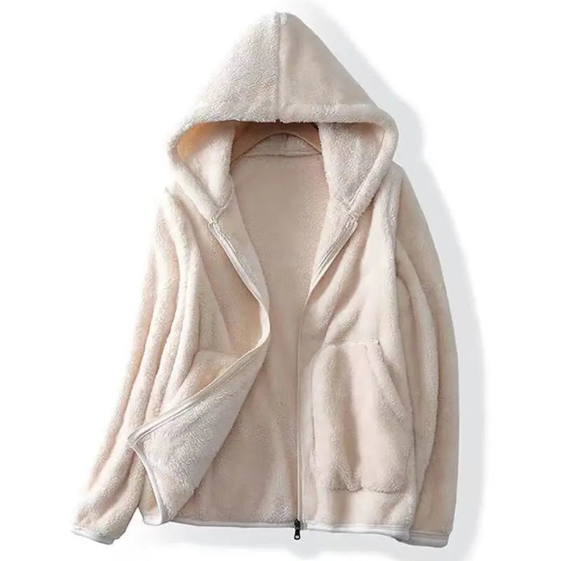 Krohn-e | Überdimensionales Fleece-Sweatshirt mit Kapuze
