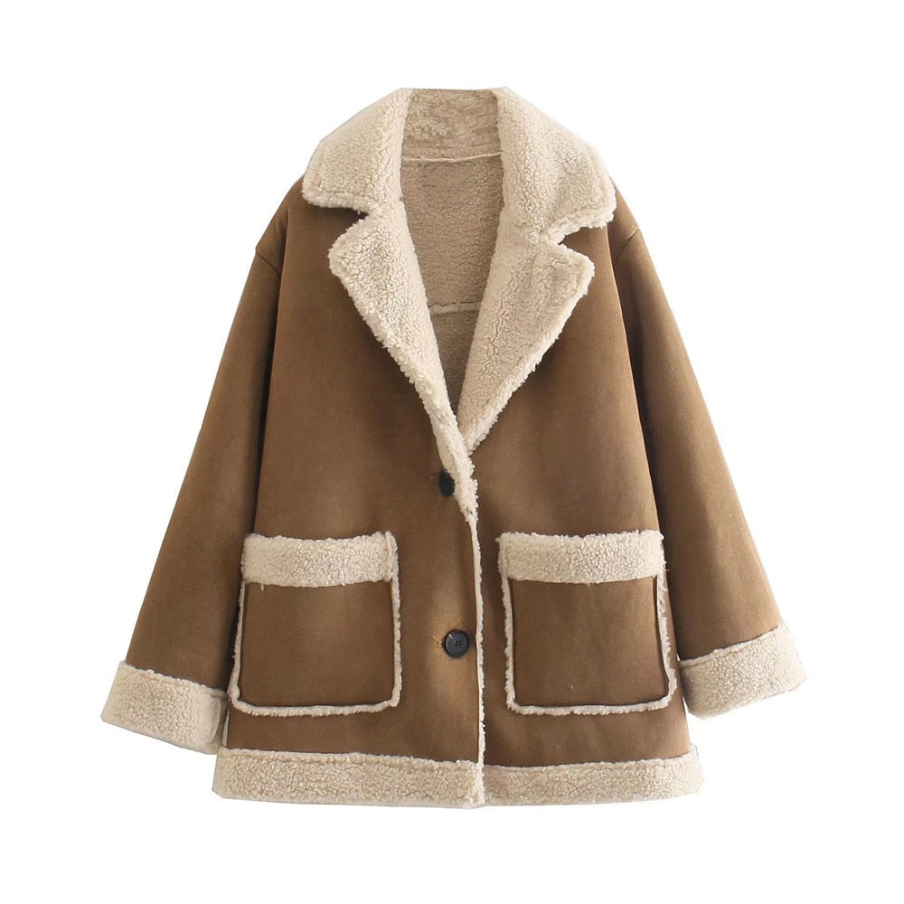 Krohn-e | Fleece-Jacke mit Wolle für Damen
