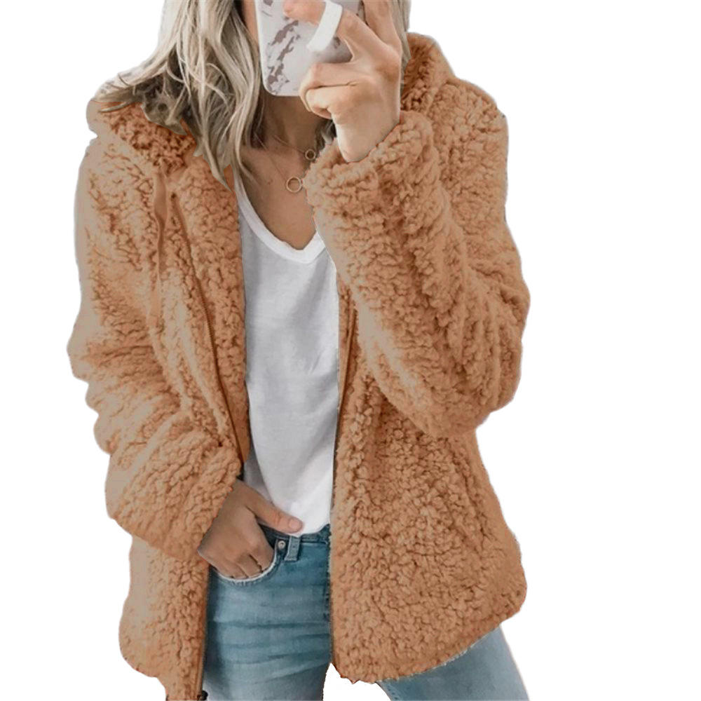 Krohn-e | Teddy Fleecejacke Damen Lang