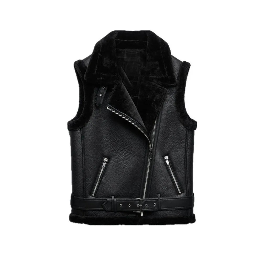 Krohn-e | Leder Bodywarmer Warm & Trendy