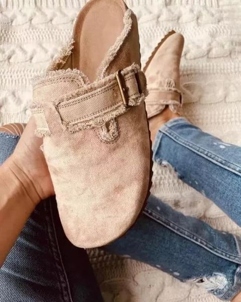 Feona Canvas Slippers