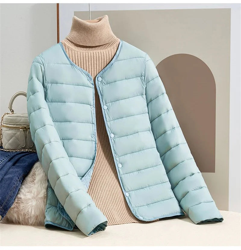 Krohn-e | Slim Fit Leichte Daunenjacke