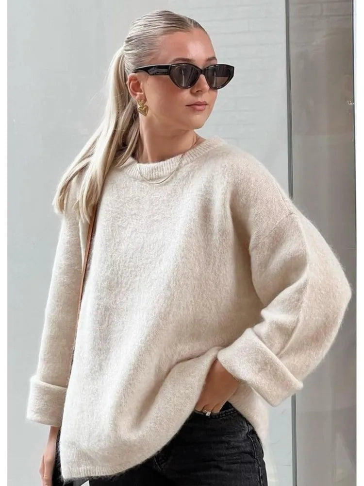 Naomi Oversized Knit Pullover