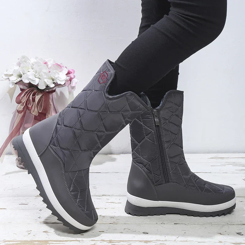 Krohn-e | Wasserdichte Winter-Mittelstiefel Schneestiefel