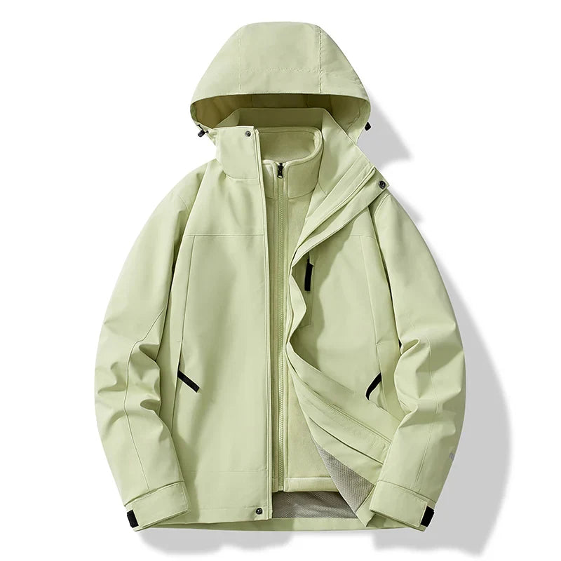 Krohn-e | und Damen Skijacke mit Kapuze