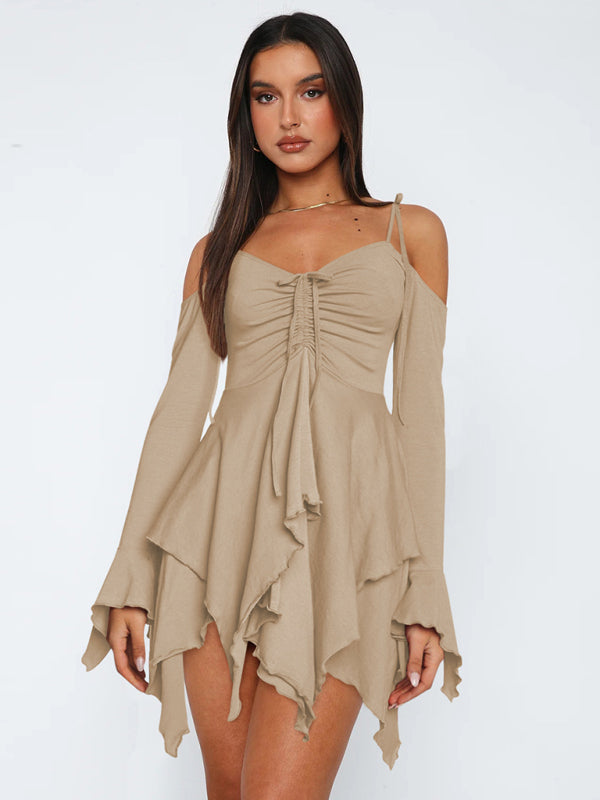 Kurzes Selma-Kleid mit mehreren Lagen