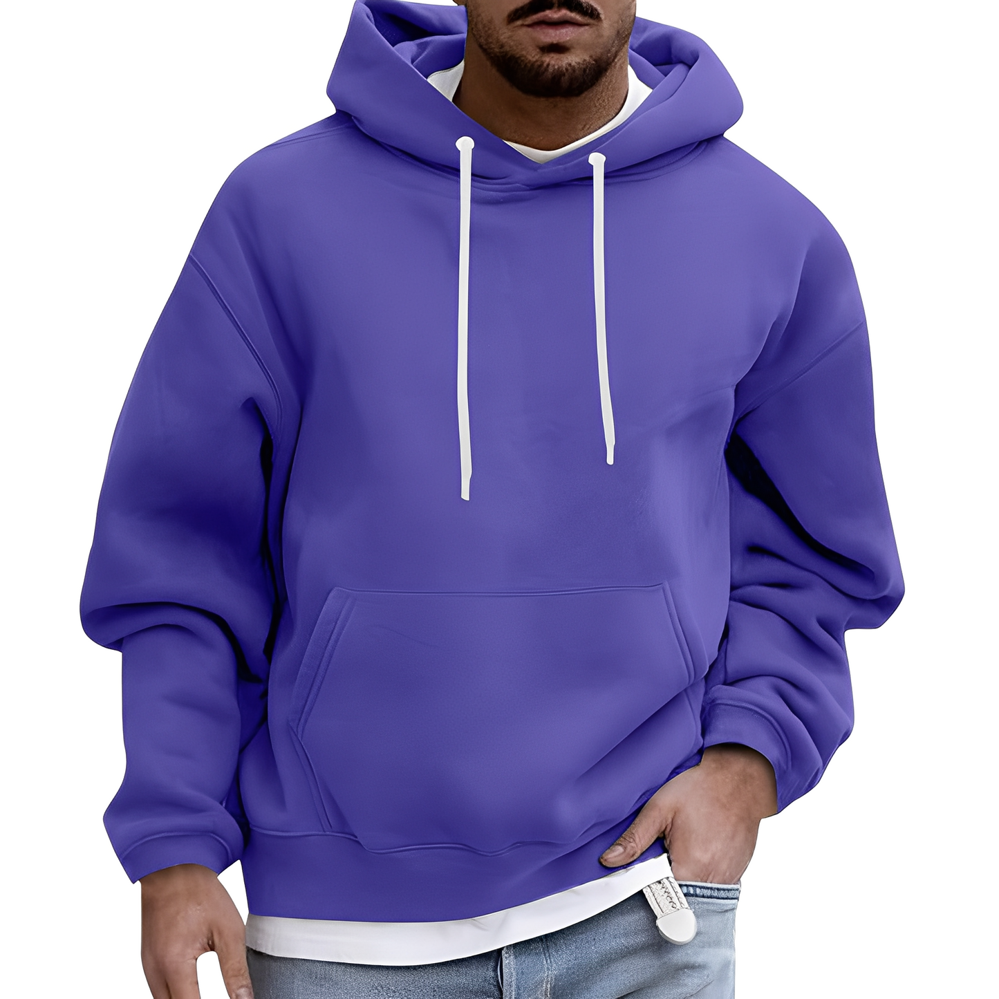 Krohn-e | Lässiger Hoodie mit Tasche für Männer