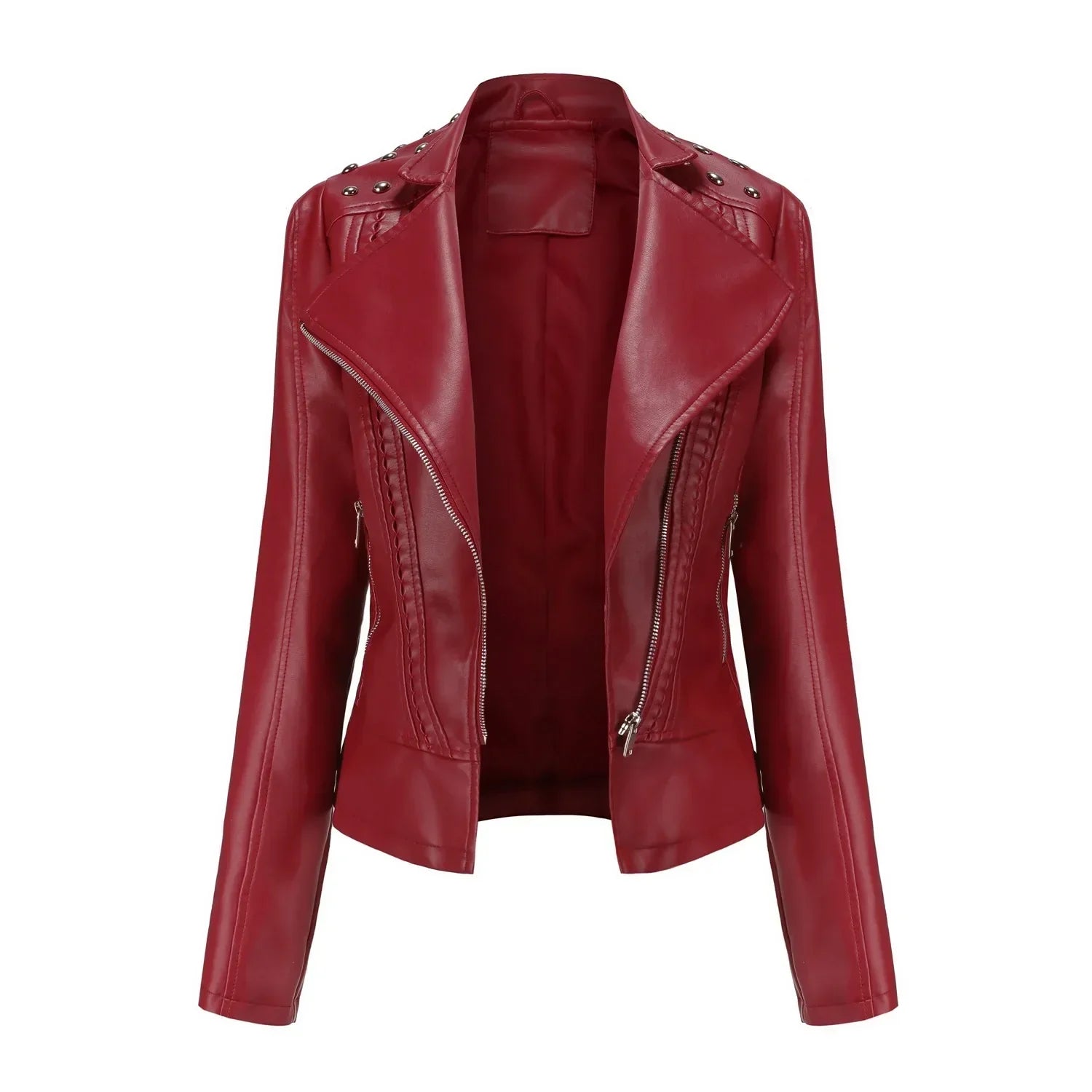 Doutzen: Schicke, schmale Lederjacke