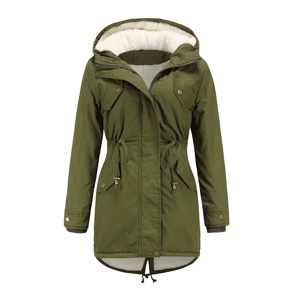 Lena Damen Winterparka: Flauschiges Fleecefutter, maximaler Wärmekomfort und Style