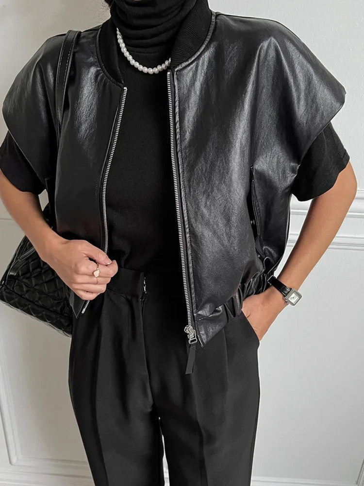 Krohn-e | Lederjacke Eng & Trendy - Krohn-e