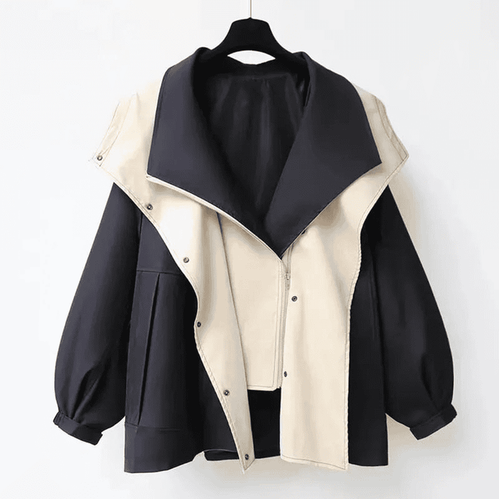 Krohn-e | Oversized Damenjacke Mit Kapuze