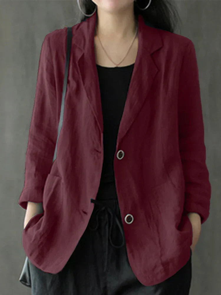 Krohn-e | Casual-Jacke mit Knöpfen für Damen