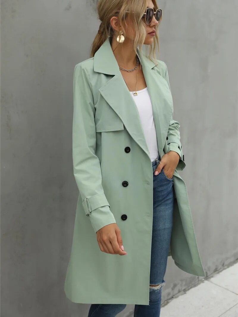 Krohn-e | Trenchcoat - Schmal & Stilvoll