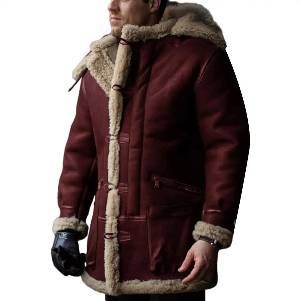 Herren Winterjacke Markus – Retro, warm, mit Kapuze