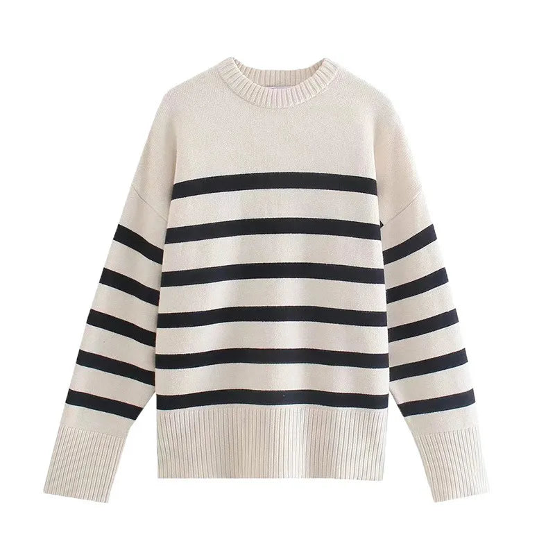 Krohn-e | Gestreifter Pullover Sweater