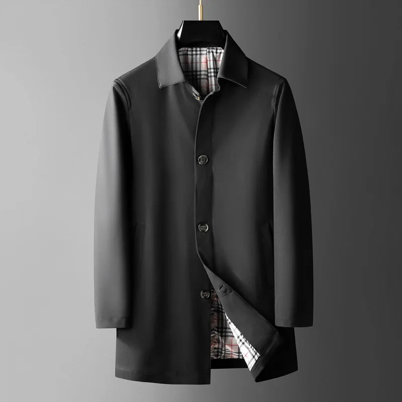 Krohn-e | Stilvolle Herrenjacke mit klassischem Futter