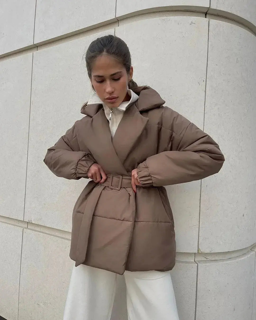 Krohn-e | Pufferjacke mit Gürtel