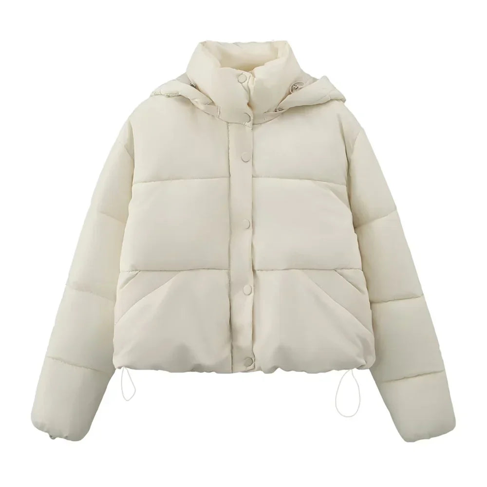 Krohn-e | Lässige Kurze Kapuzenjacke