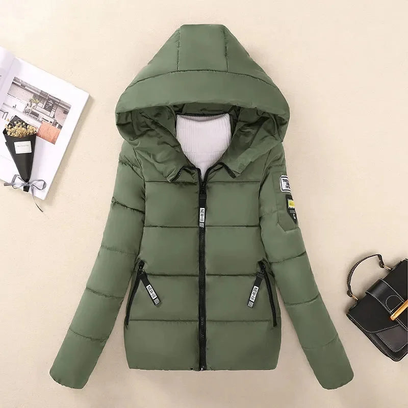 Krohn-e | Gefütterte Winterparka mit Kapuze Warme Jacke