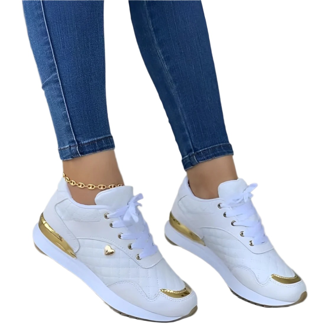 Sheena Elegant Leather Sneakers