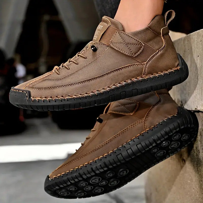 Lotte | Damen-Flachschuhe mit Schnürung und Klettverschluss