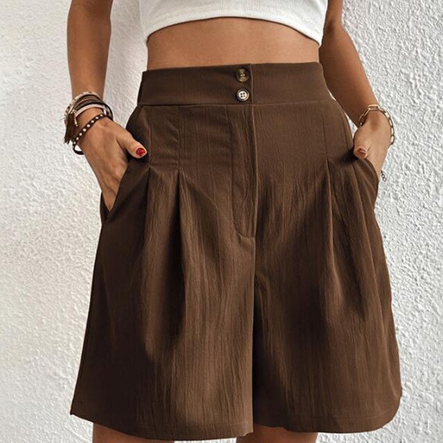 Hannah Shorts mit Doppelknopfleiste