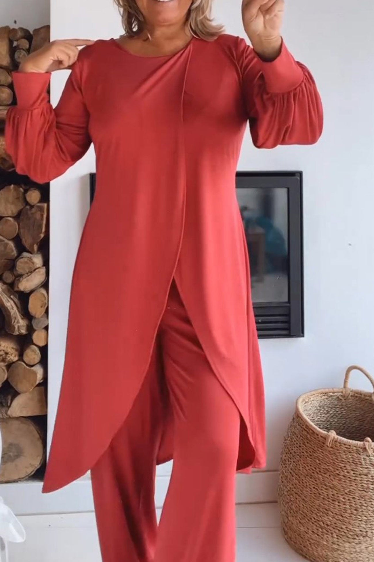 Fudus Zweiteiler: Lange Oberteile & Hosenanzüge