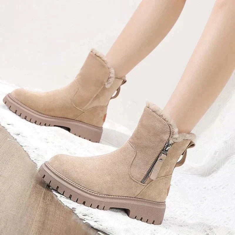 Krohn-e | Wollgefütterte Reißverschlussstiefel für Damen