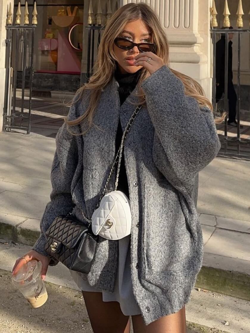 Krohn-e | Bomberjacke mit Sportlichem Look